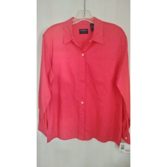 NWT Liz Claiborne Sport Women's Long Sleeve Buttondown Petite Small - Picture 1 of 6